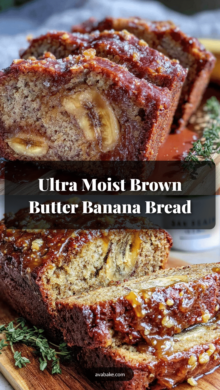 brown butter banana bread recipe