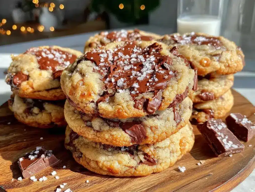 brown butter chocolate chip cookies - featured image