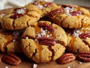 brown butter maple pecan cookies - featured image