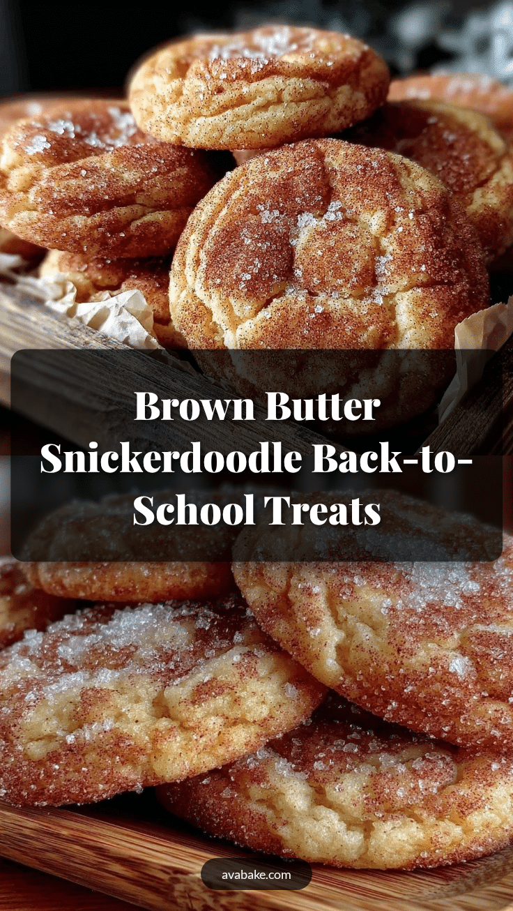 brown butter snickerdoodle cookies recipe
