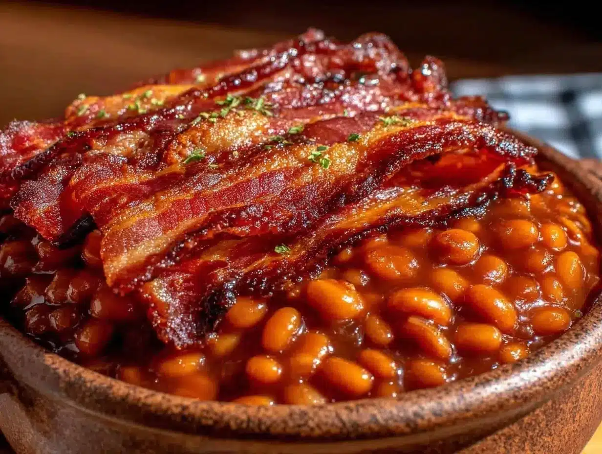 brown sugar bourbon baked beans preparation steps