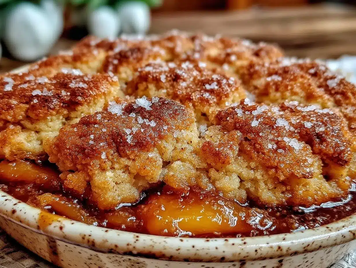brown sugar peach cobbler preparation steps