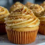champagne gold ombre cupcakes - featured image