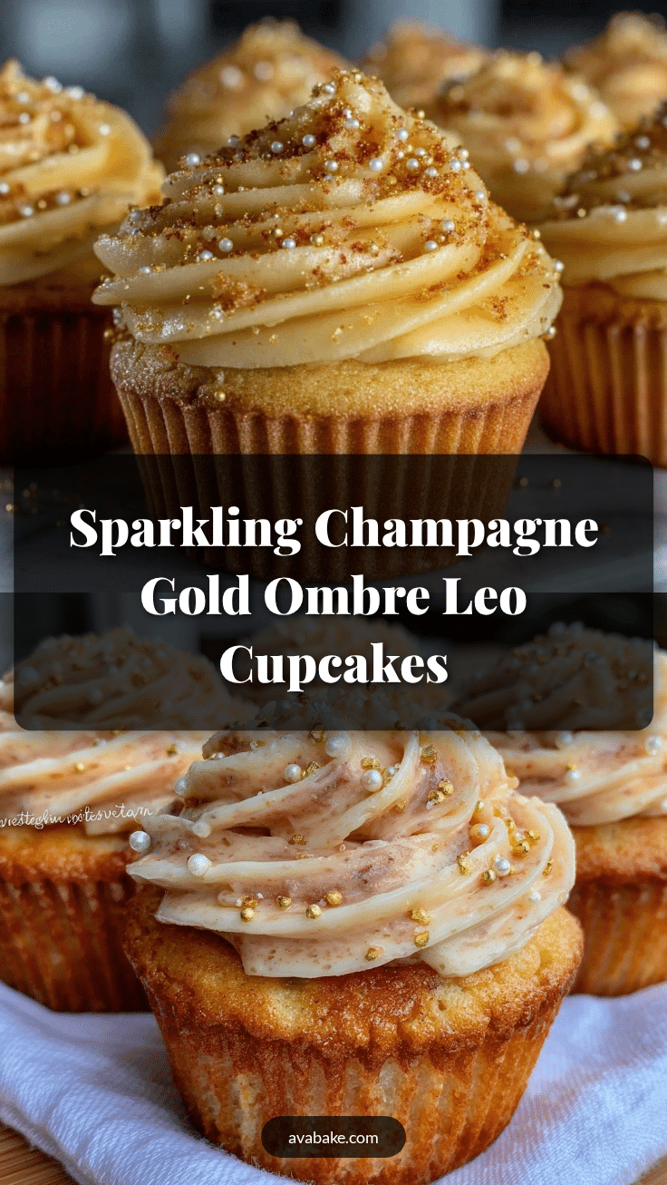 champagne gold ombre cupcakes recipe