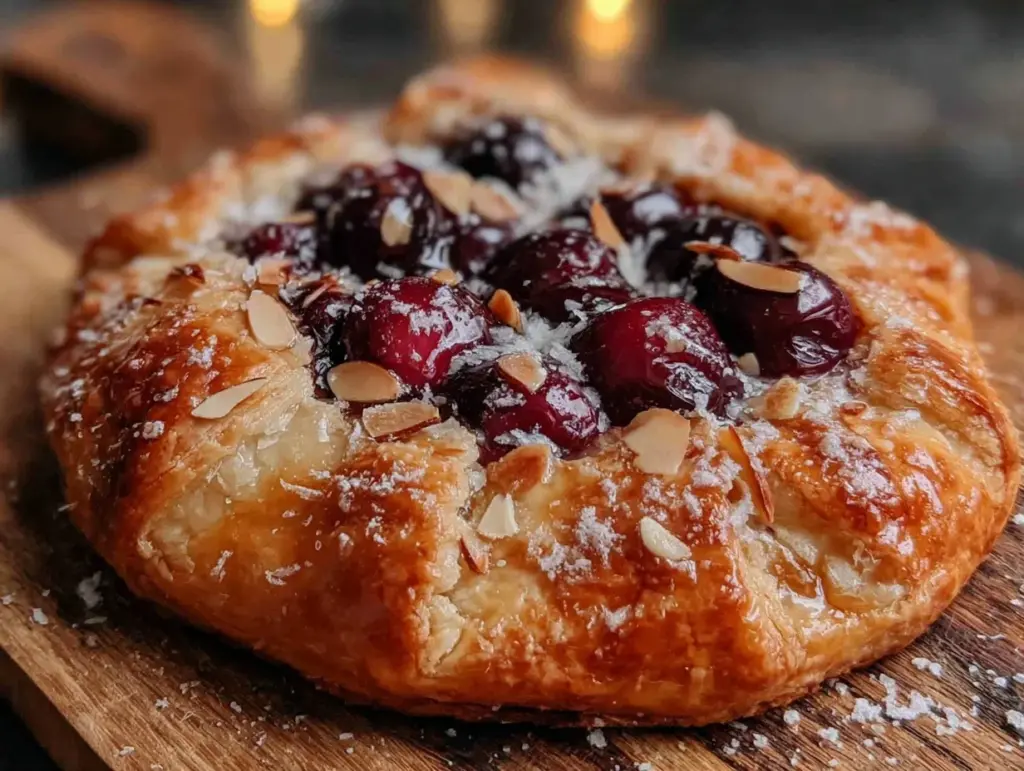 cherry galette - featured image