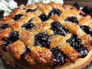 cozy huckleberry pie - featured image