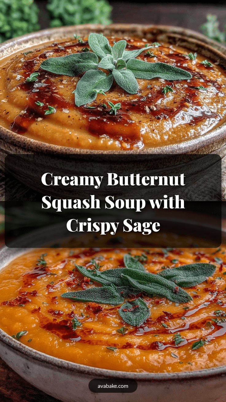 creamy butternut squash soup recipe