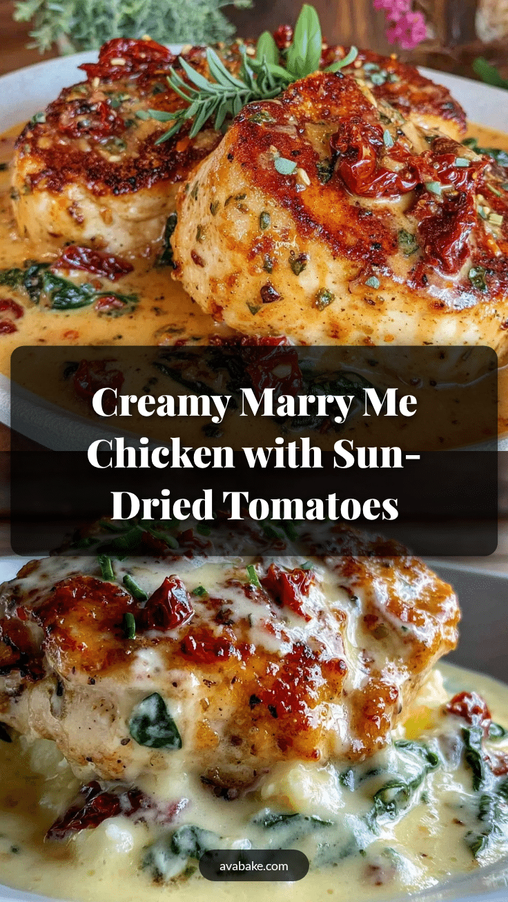 creamy marry me chicken recipe