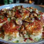 creamy one-pan chicken breast mushroom sauce - featured image