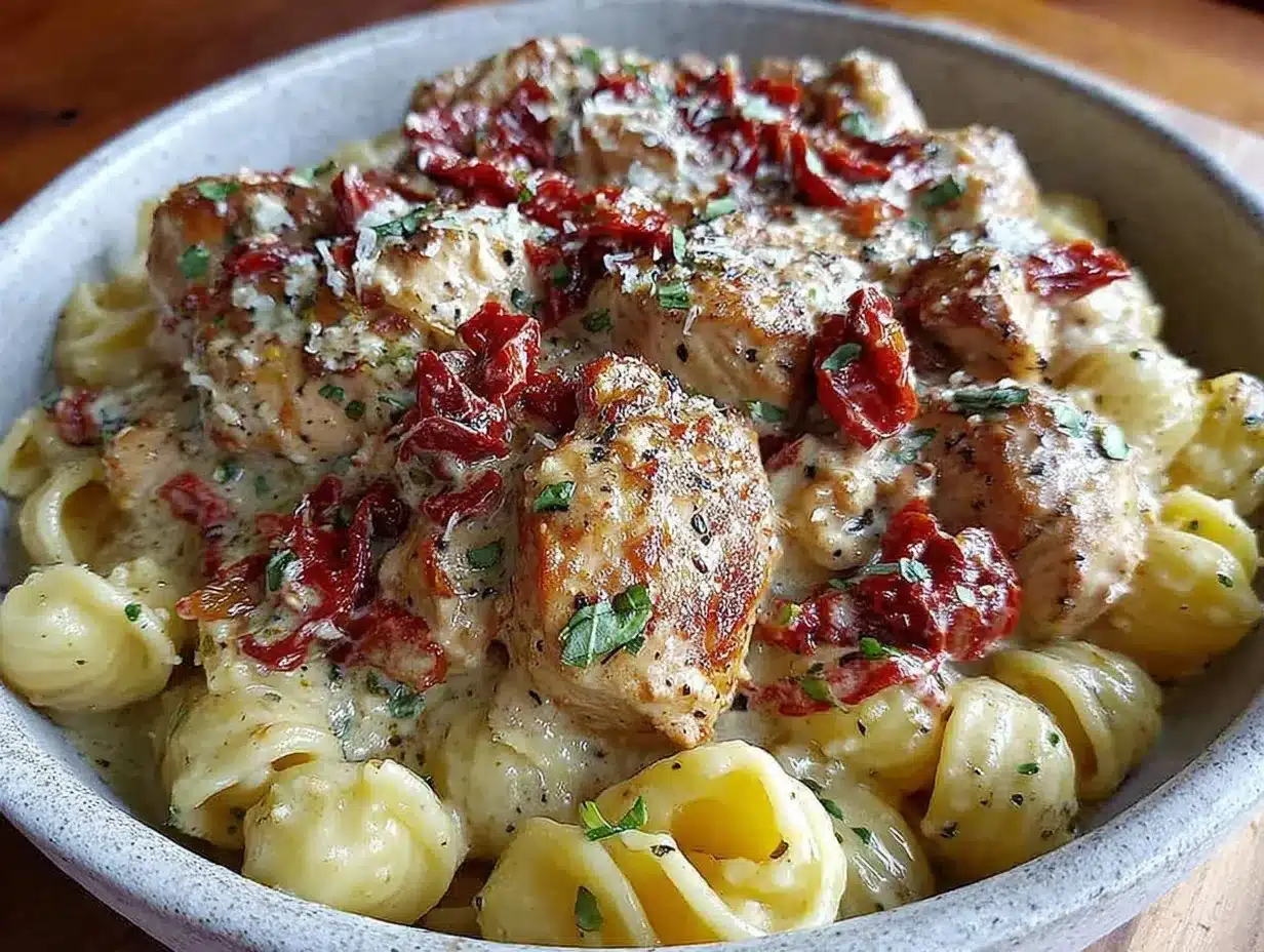 creamy one-pot marry me chicken pasta preparation steps