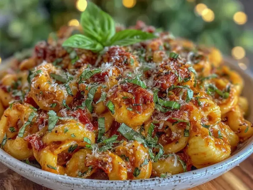 creamy one-pot tomato basil pasta - featured image