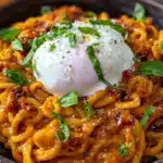 creamy sun-dried tomato pesto pasta - featured image