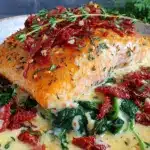 creamy tuscan salmon - featured image