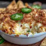 crispy loaded jalapeño popper dip - featured image