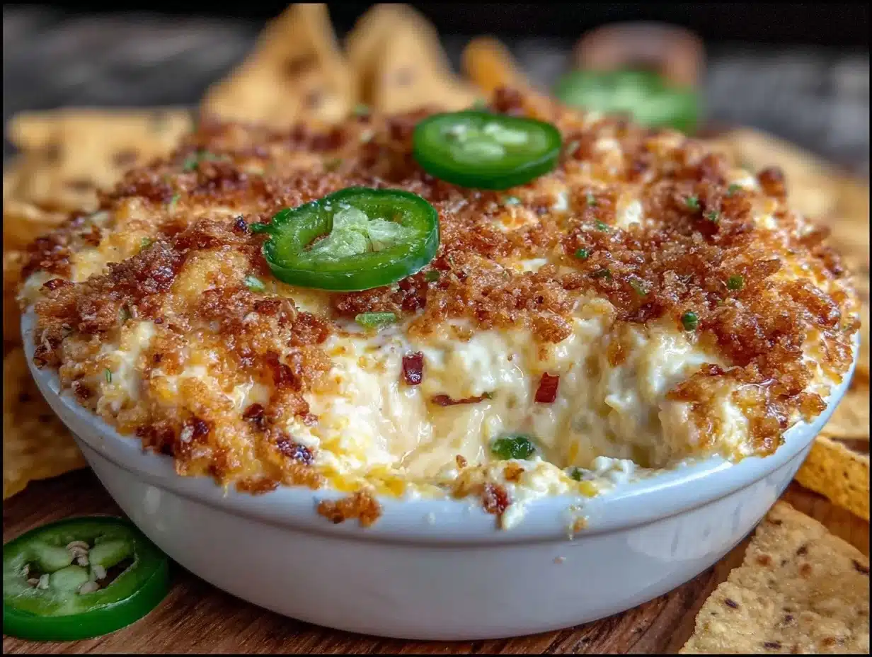 crispy loaded jalapeรฑo popper dip - featured image