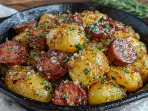 crispy one-pan swamp potatoes - featured image