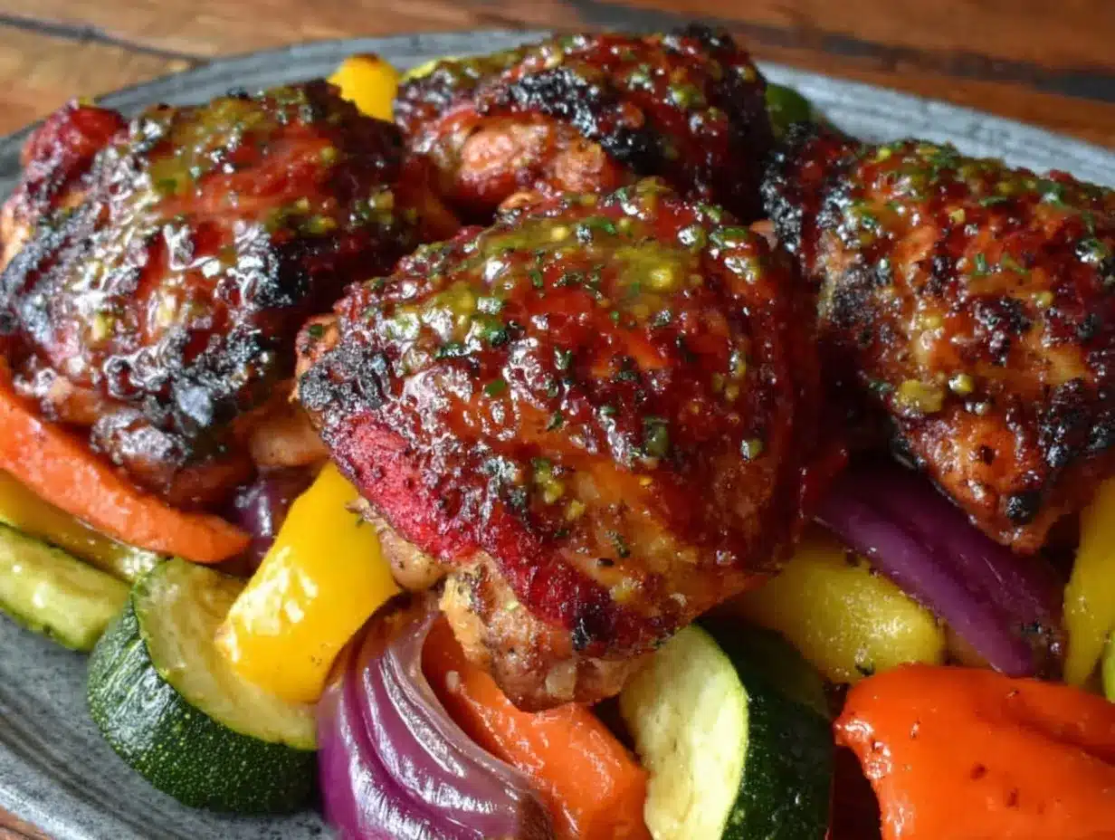 crispy sheet pan chicken thighs preparation steps