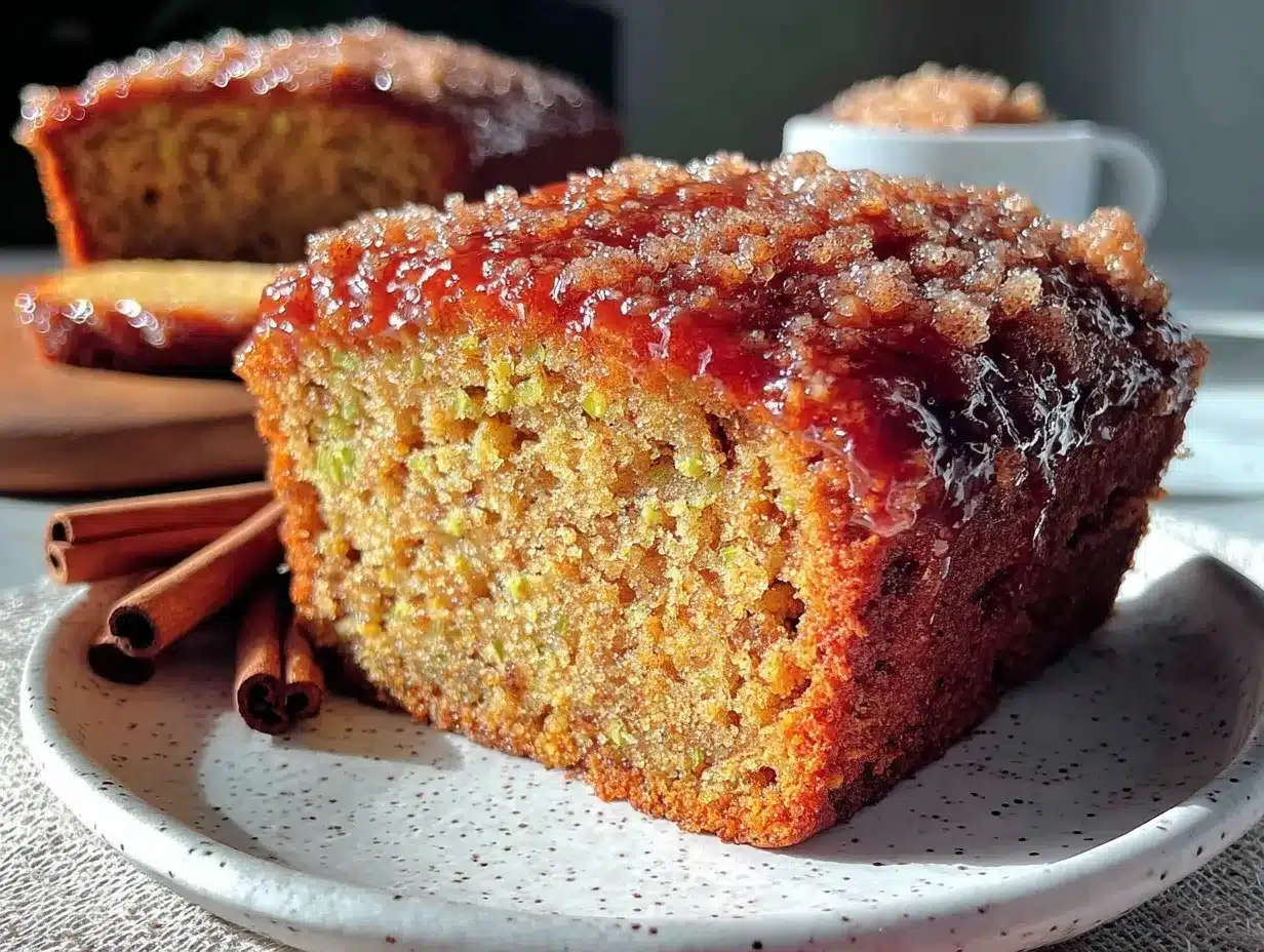crispy snickerdoodle zucchini bread preparation steps