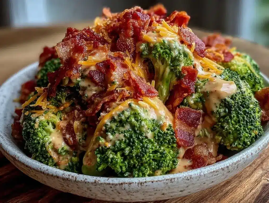 crunchy broccoli salad - featured image