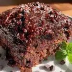 double fudge chocolate zucchini cake - featured image