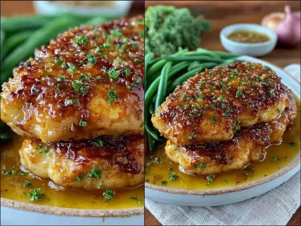 easy garlic butter chicken dinner preparation steps