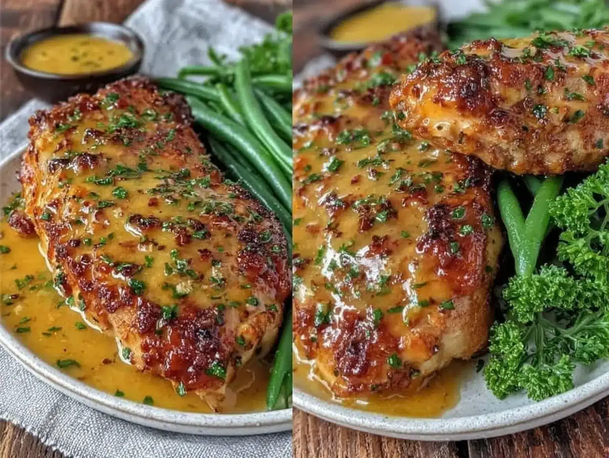 easy garlic butter chicken dinner - featured image