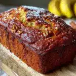 easy moist banana bread recipe - featured image