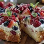 easy sugar cookie fruit pizza - featured image