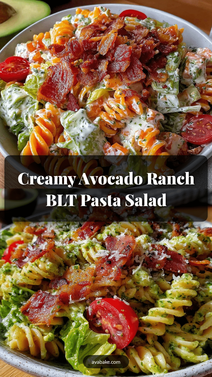 fresh BLT pasta salad recipe