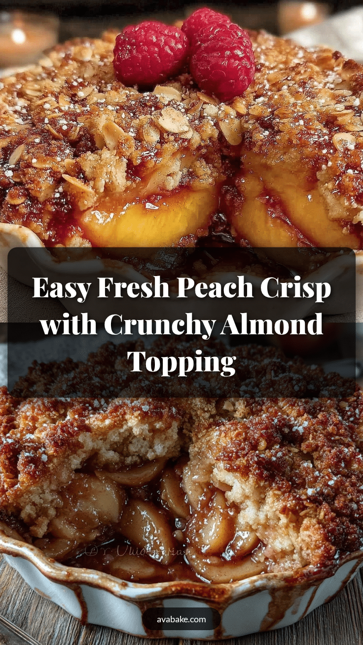fresh peach crisp recipe