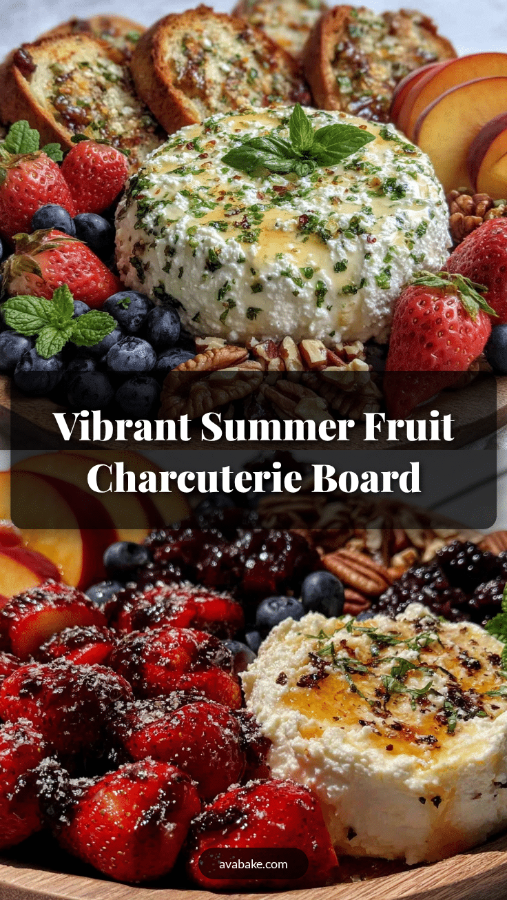 fresh summer fruit charcuterie board recipe
