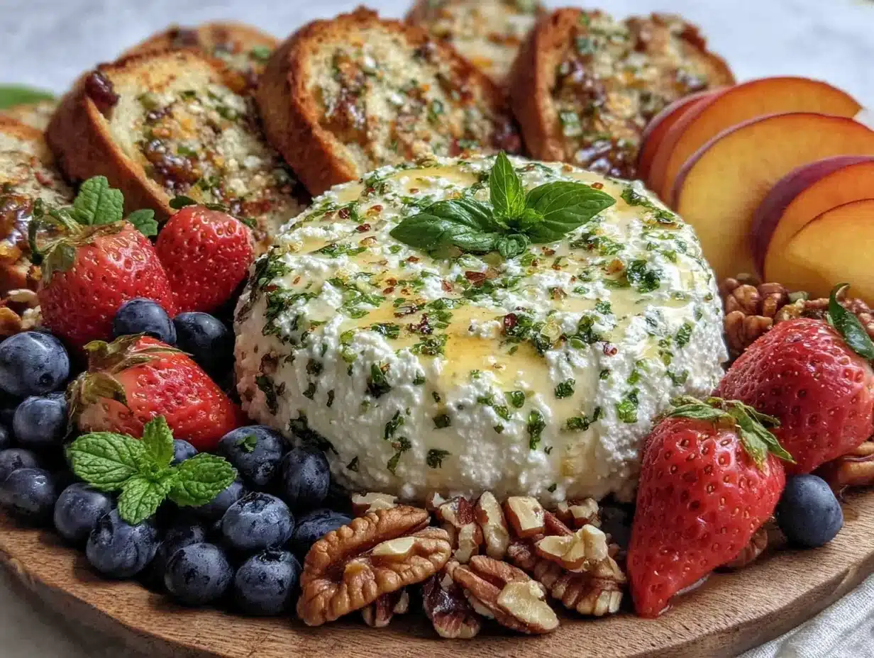 fresh summer fruit charcuterie board - featured image
