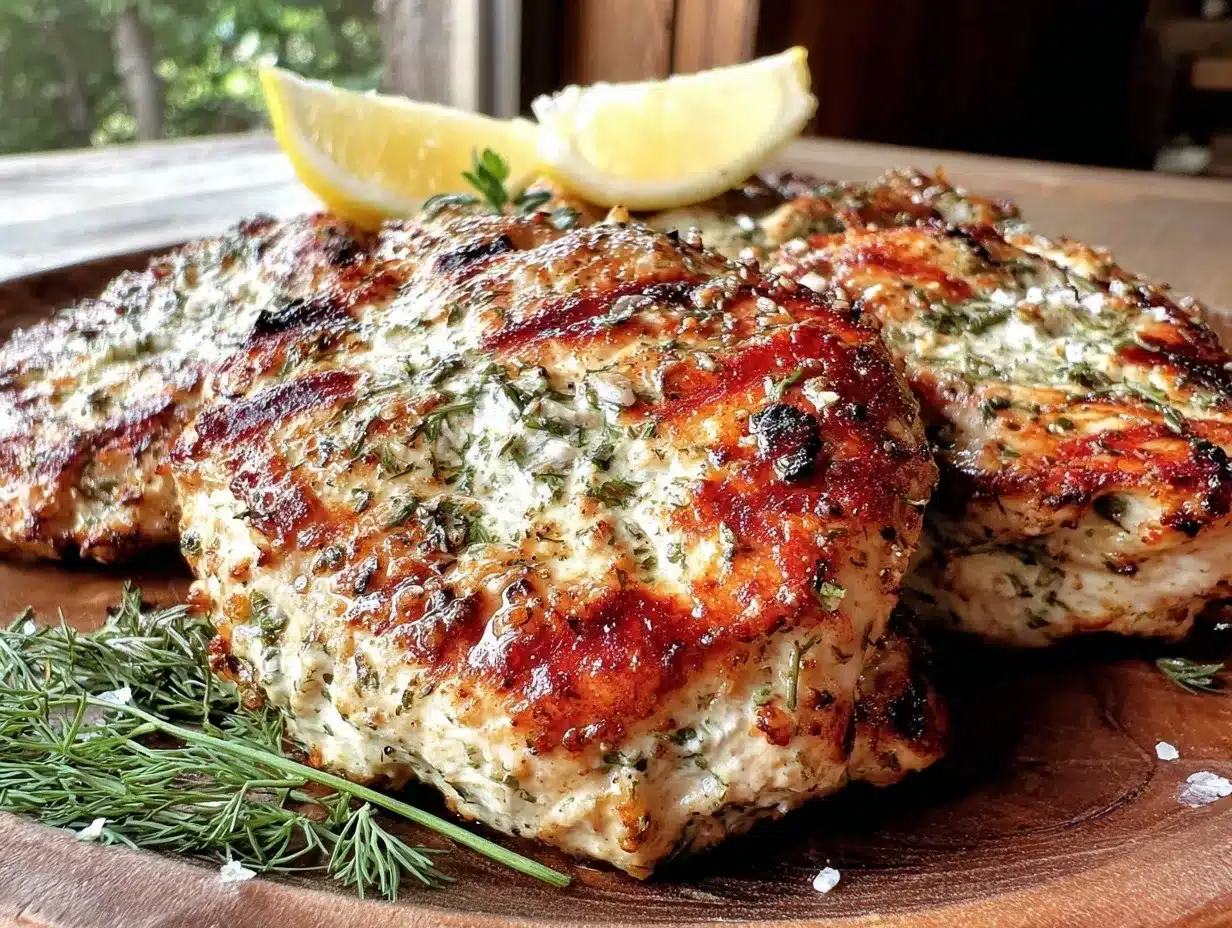 Greek yogurt chicken marinade preparation steps