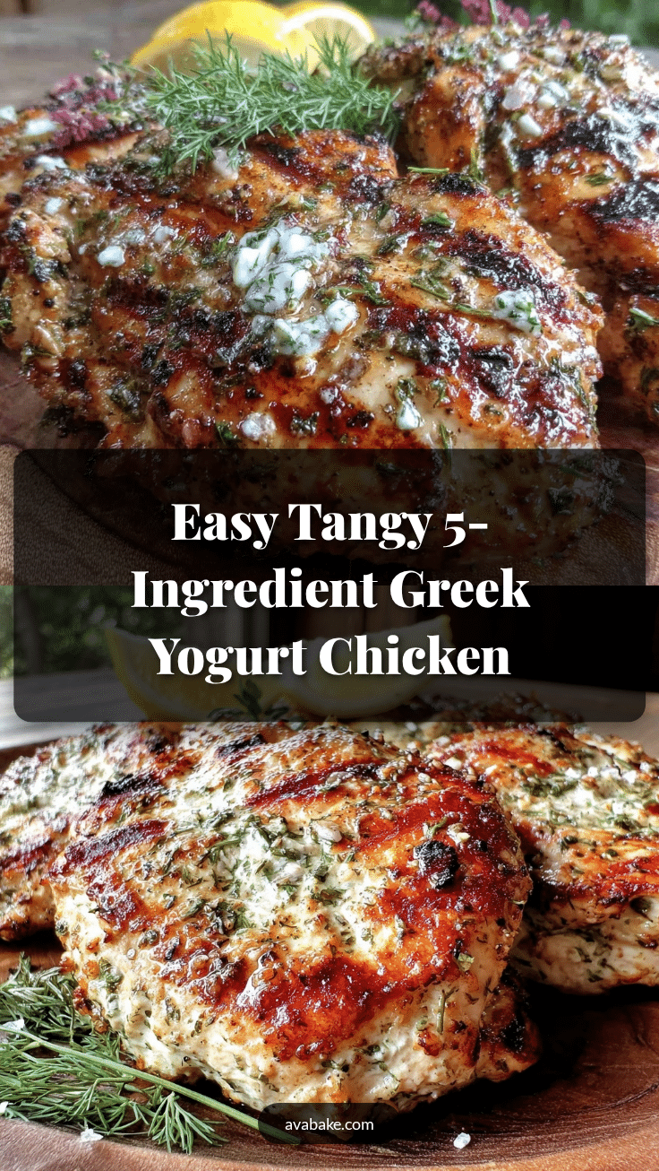 Greek yogurt chicken marinade recipe