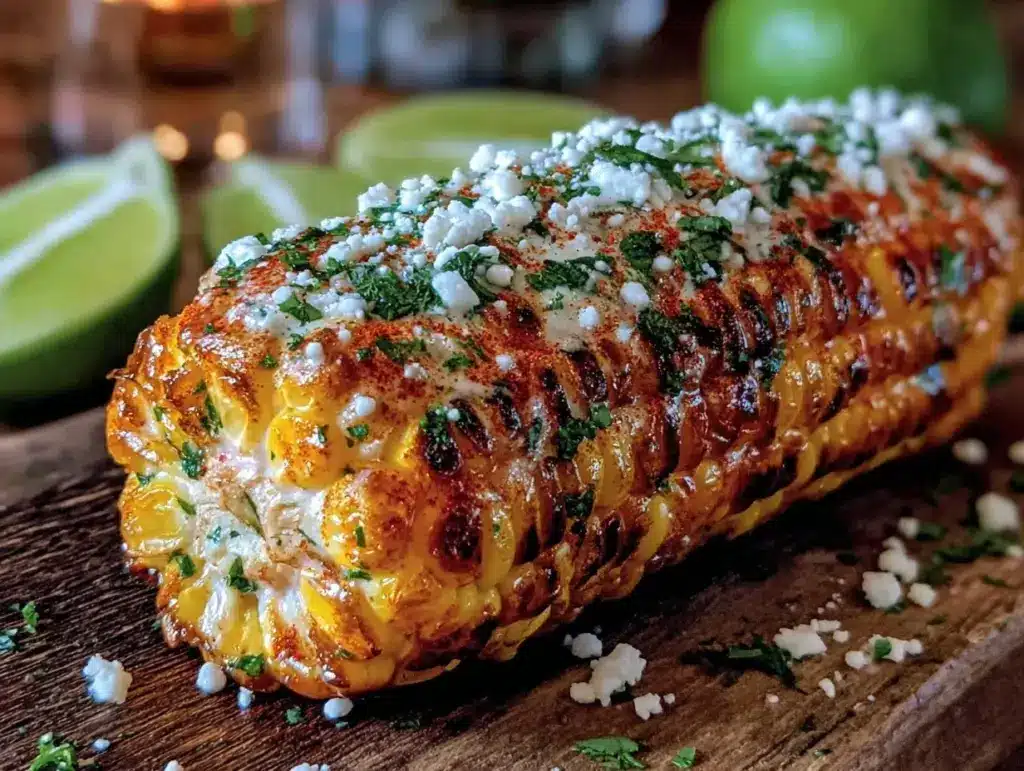 grilled elote corn on the cob - featured image