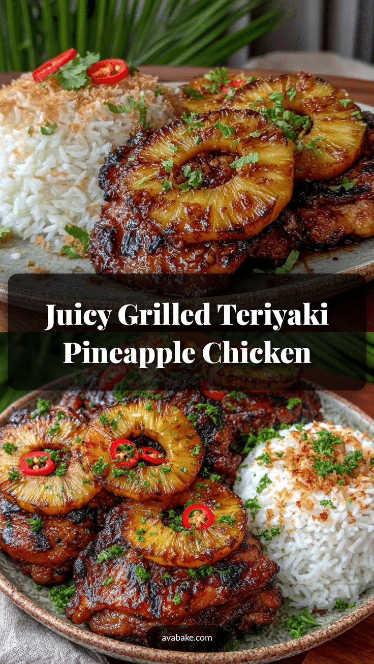 grilled teriyaki pineapple chicken thighs recipe
