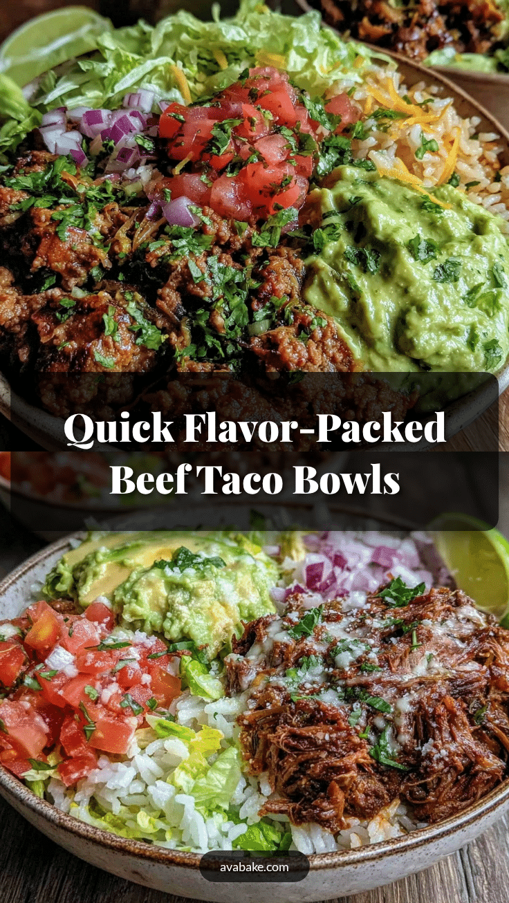 ground beef taco bowls recipe