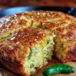 hatch green chili cornbread skillet - featured image