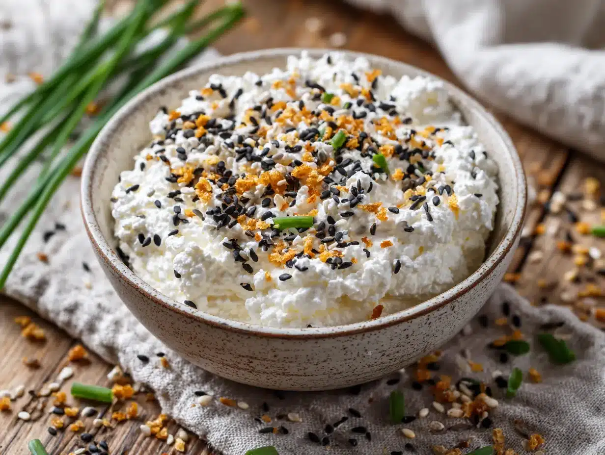 healthy cottage cheese snack preparation steps