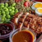 healthy high-protein bento box lunch - featured image