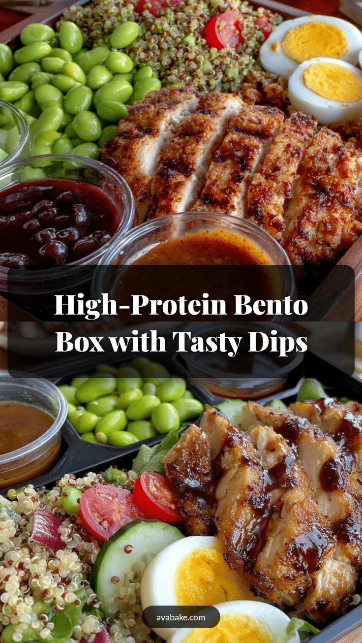 healthy high-protein bento box lunch recipe
