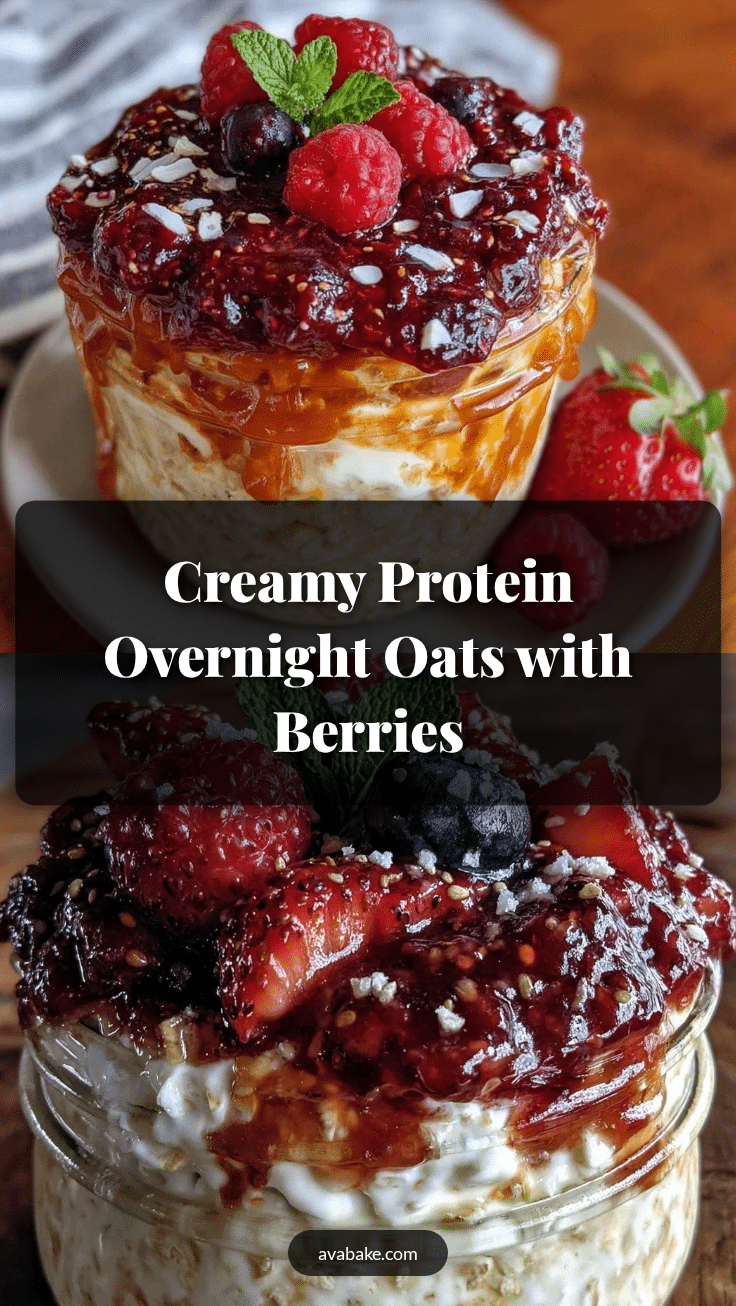 healthy protein overnight oats recipe