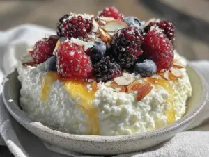 high-protein cottage cheese bowl - featured image
