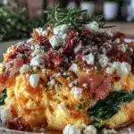 high-protein egg white scramble - featured image