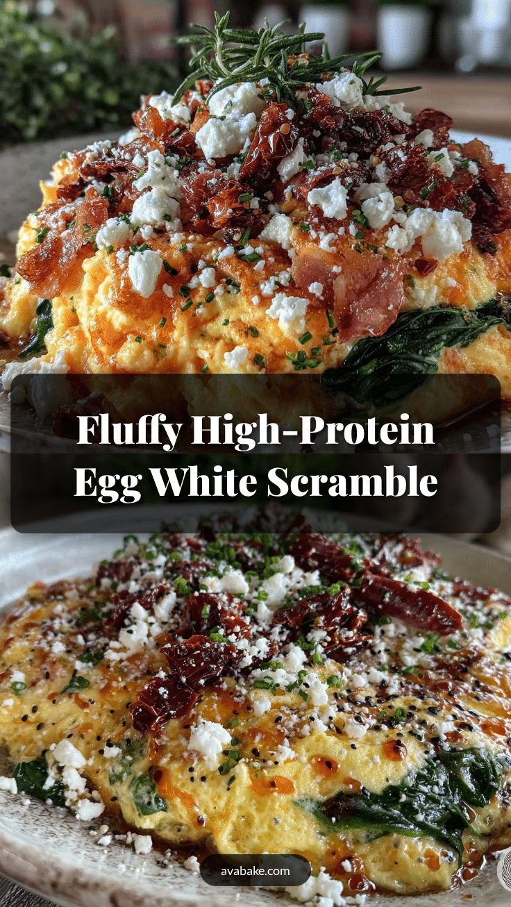 high-protein egg white scramble recipe