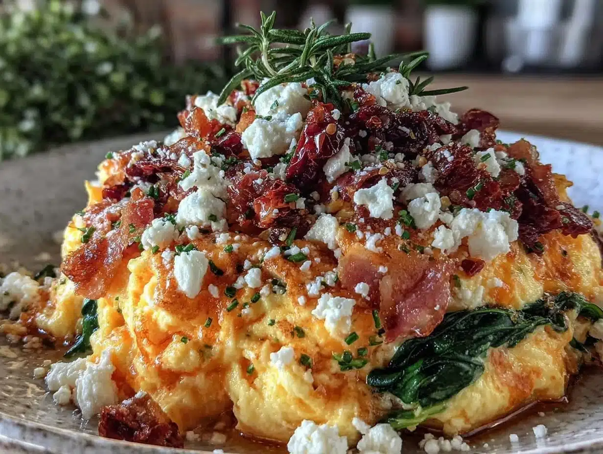 high-protein egg white scramble - featured image