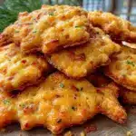 homemade goldfish-style cheesy crackers - featured image