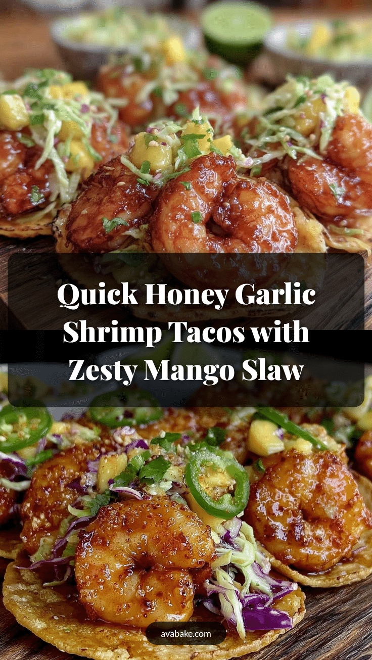 honey garlic shrimp tacos recipe