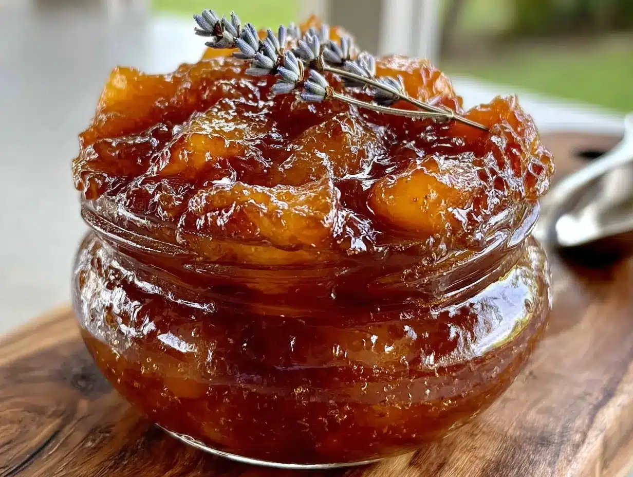 honey lavender peach jam preparation steps