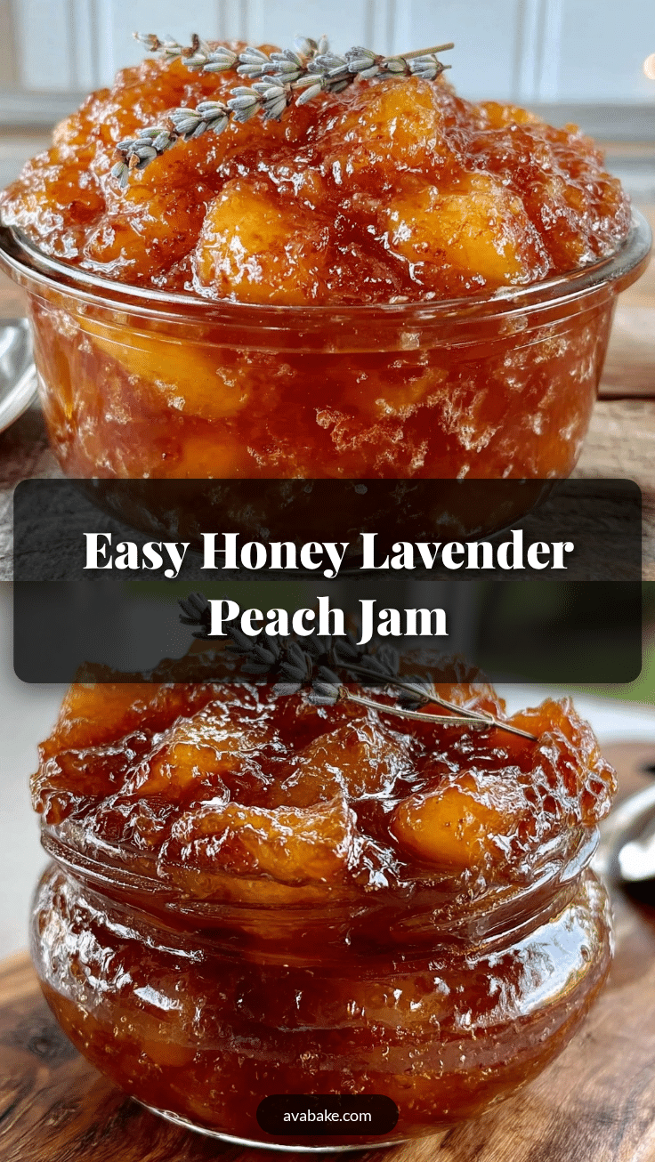 honey lavender peach jam recipe